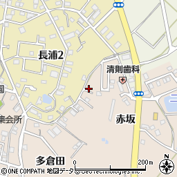 愛知県知多市日長赤坂7-5周辺の地図