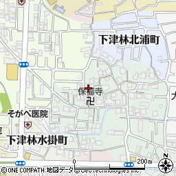 京都府京都市西京区下津林楠町周辺の地図