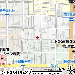 京都府京都市南区西九条豊田町10周辺の地図