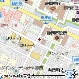 法テラス　静岡周辺の地図