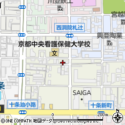 京都府京都市南区東九条松田町116周辺の地図