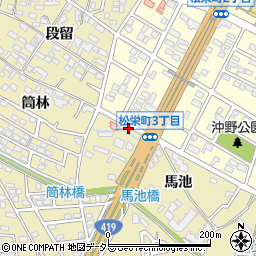 愛知県刈谷市野田町（沖ノ道）周辺の地図
