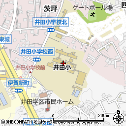 岡崎市立井田小学校周辺の地図