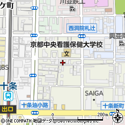 京都府京都市南区東九条松田町8周辺の地図