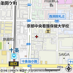 京都府京都市南区東九条松田町103周辺の地図
