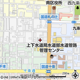 京都府京都市南区西九条豊田町5周辺の地図