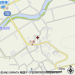 大阪府豊能郡能勢町宿野641周辺の地図