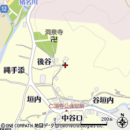 兵庫県川辺郡猪名川町仁頂寺後谷139周辺の地図