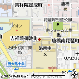 京都府京都市南区吉祥院春日町21周辺の地図