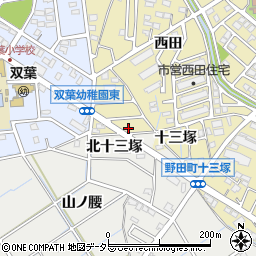 愛知県刈谷市野田町西田24周辺の地図