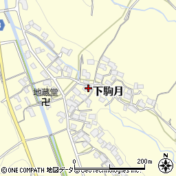 滋賀県蒲生郡日野町下駒月1068周辺の地図