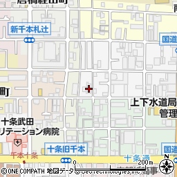 京都府京都市南区西九条豊田町12周辺の地図