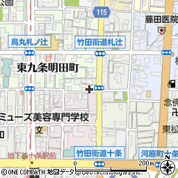 京都府京都市南区東九条西札辻町1周辺の地図