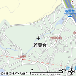 滋賀県大津市若葉台周辺の地図