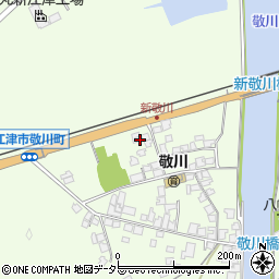 島根県江津市敬川町2742-1周辺の地図