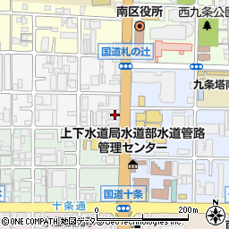 京都府京都市南区西九条豊田町3周辺の地図