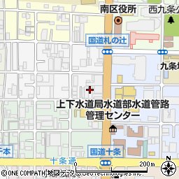 日之出水道機器株式会社京都営業所周辺の地図