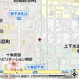 京都府京都市南区西九条唐戸町31周辺の地図