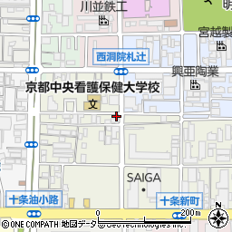 京都府京都市南区東九条松田町120周辺の地図