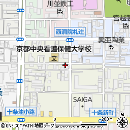 京都府京都市南区東九条松田町121周辺の地図