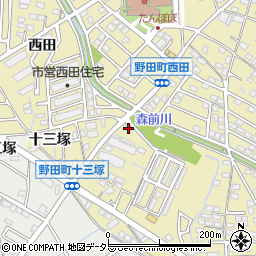 愛知県刈谷市野田町一本木3周辺の地図