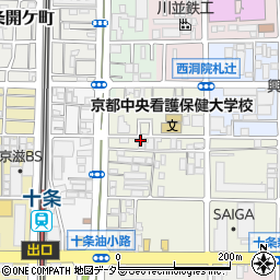 京都府京都市南区東九条松田町125周辺の地図
