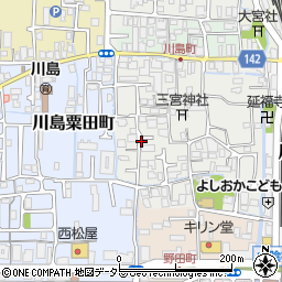 京都府京都市西京区川島玉頭町周辺の地図