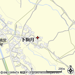 滋賀県蒲生郡日野町下駒月899周辺の地図