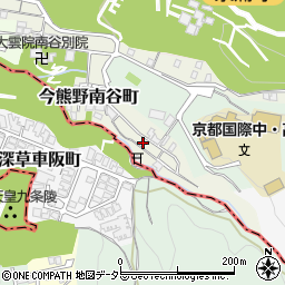 京都府京都市東山区今熊野南谷町15周辺の地図