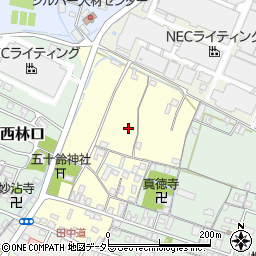 滋賀県甲賀市水口町東林口周辺の地図