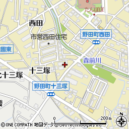 愛知県刈谷市野田町一本木7周辺の地図