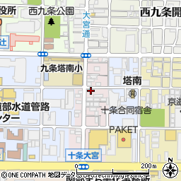 京都府京都市南区西九条御幸田町16周辺の地図
