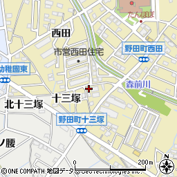 愛知県刈谷市野田町一本木11周辺の地図