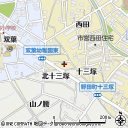 愛知県刈谷市野田町西田26周辺の地図