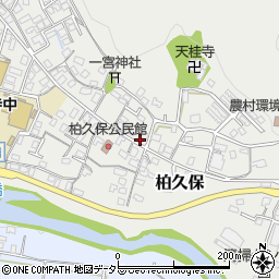 静岡県伊豆市柏久保188周辺の地図