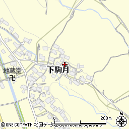 滋賀県蒲生郡日野町下駒月877周辺の地図