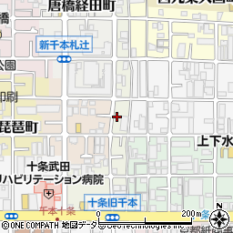 京都府京都市南区西九条唐戸町33周辺の地図