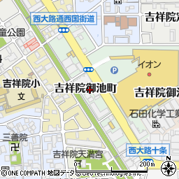 京進小中部吉祥院校周辺の地図
