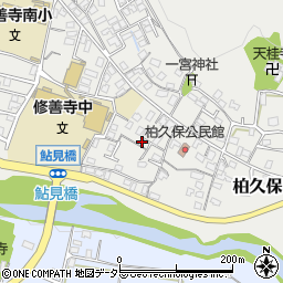 静岡県伊豆市柏久保296-1周辺の地図