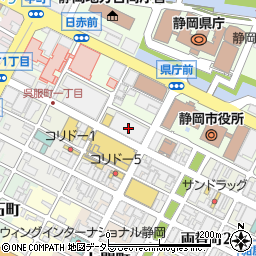 ＮＰＣ２４Ｈ静岡札の辻クロスパーキング周辺の地図