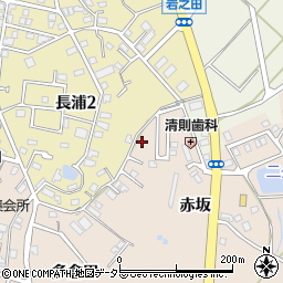 愛知県知多市日長赤坂10-3周辺の地図