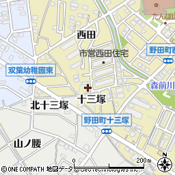 愛知県刈谷市野田町西田19周辺の地図