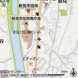 岡山県新見市新見393-1周辺の地図