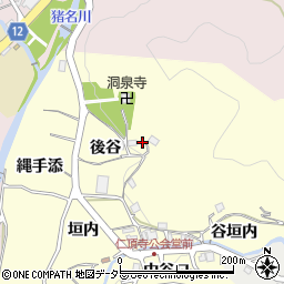 兵庫県川辺郡猪名川町仁頂寺後谷142周辺の地図
