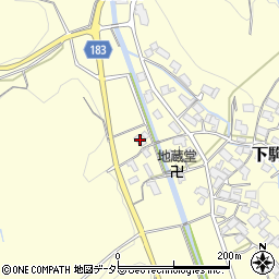 滋賀県蒲生郡日野町下駒月1814周辺の地図