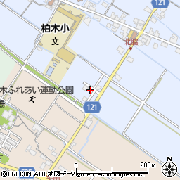 滋賀県甲賀市水口町北脇1095-6周辺の地図