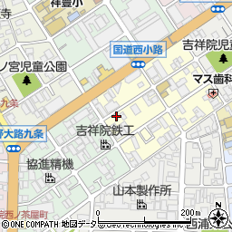 京都府京都市南区吉祥院車道町周辺の地図
