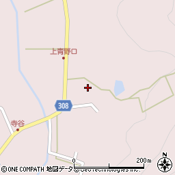 兵庫県三田市上青野580周辺の地図