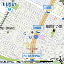 ファミリーマート四日市滝川町店周辺の地図