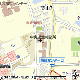 滋賀県中央子ども家庭相談センター　虐待通報・相談周辺の地図